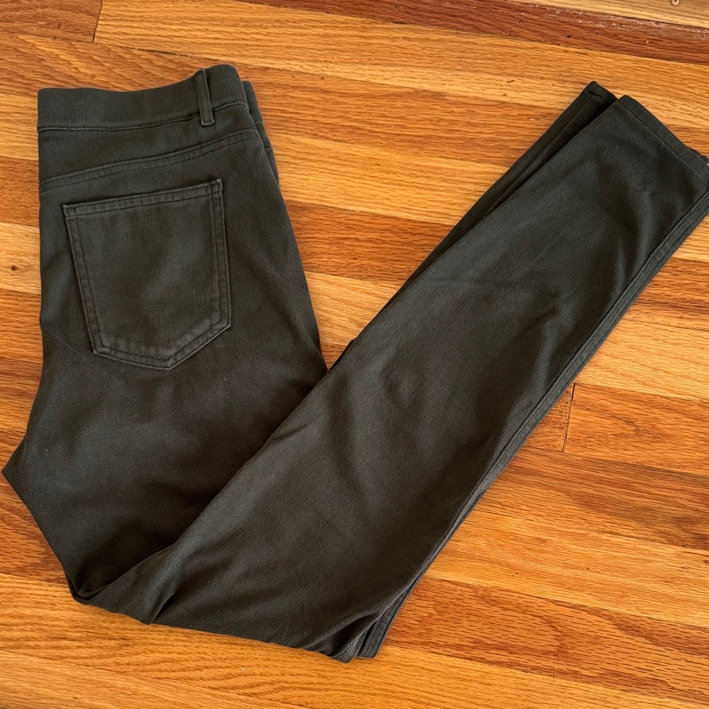Women’s Uniqlo Military Green Leggings Skinny Pants Size Medium